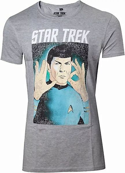 Star Trek Print-Shirt Respect the Logic STARTREK T-Shirt Hellgrau MELIERT E günstig online kaufen