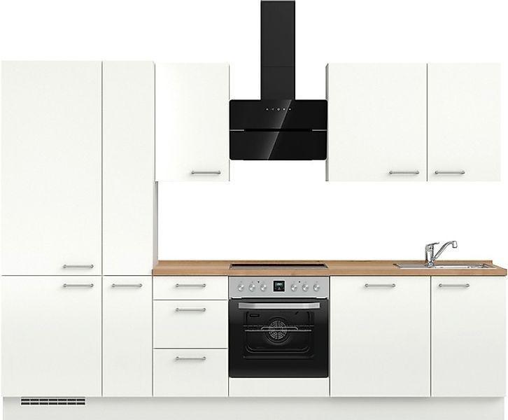 nobilia® Küchenzeile »"Laser II", Ausrichtung wählbar, Breite 300 cm«, vorm günstig online kaufen