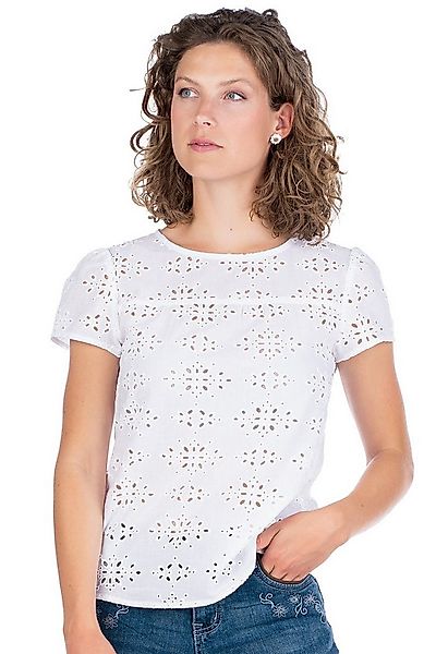 Spieth & Wensky Trachtenbluse Blusenshirt - GISA - weiss günstig online kaufen