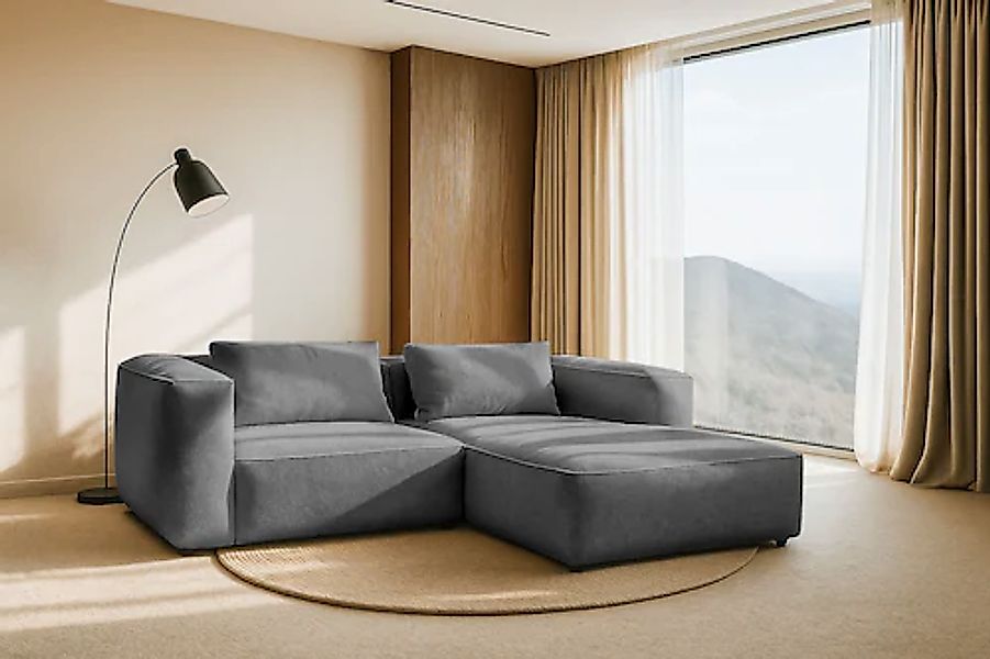 Home affaire Ecksofa »Tvinnet« Breite 228 cm, extra tiefe Sitzfläche, kubis günstig online kaufen