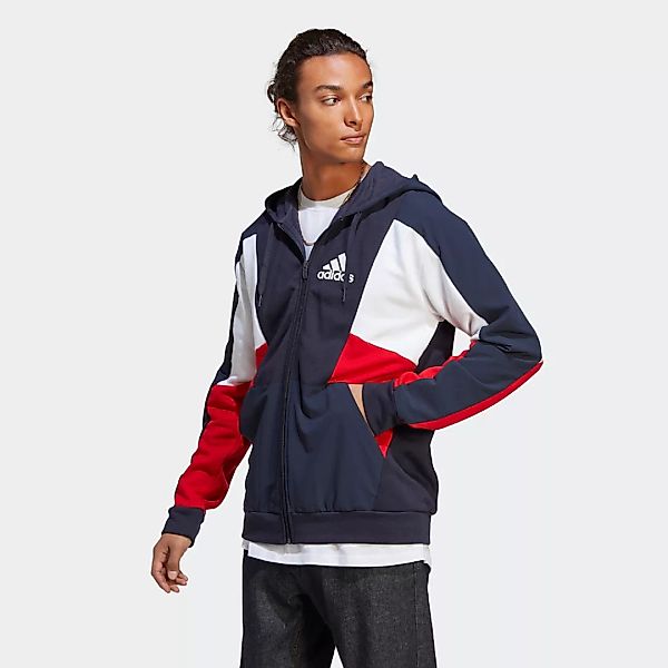adidas Sportswear Kapuzensweatshirt "ESSENTIALS COLORBLOCK KAPUZENJACKE" günstig online kaufen