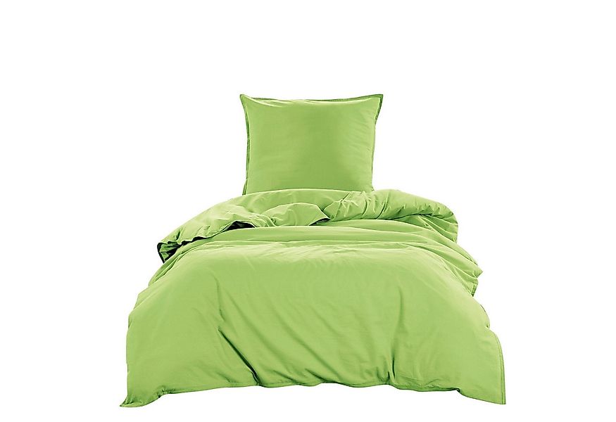 wometo Bettwäsche Stone Washed in Gr. 135x200, 155x220, Renforcé, OEKO-TEX® günstig online kaufen