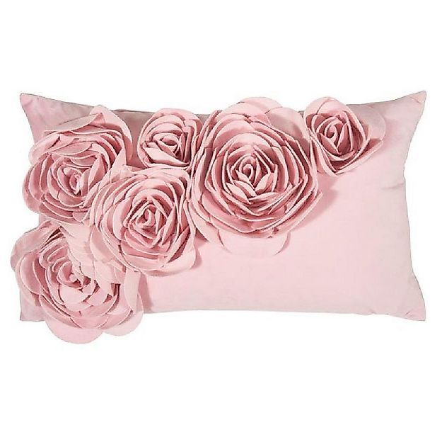PAD Kissenhülle Kissenhülle Samt Floral Rose (30x50cm) günstig online kaufen