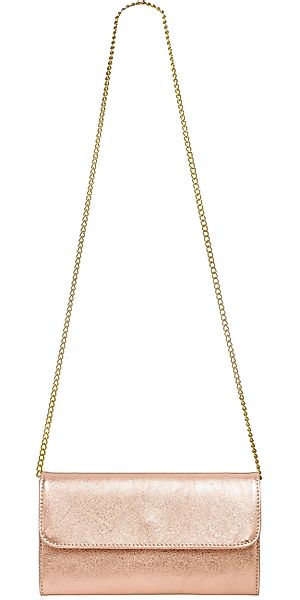 Caspar Clutch Abendtasche Metallic Leder Damen günstig online kaufen