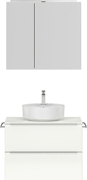 nobilia® Badmöbel-Set »Alvene«, (2 St., vormontiert, mit Soft-Close), inkl. günstig online kaufen