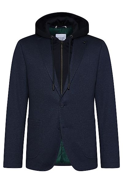 Digel Anzugsakko Neb-ST (1-tlg., Jersey) Westeneinsatz mit Kapuze, Revers-P günstig online kaufen