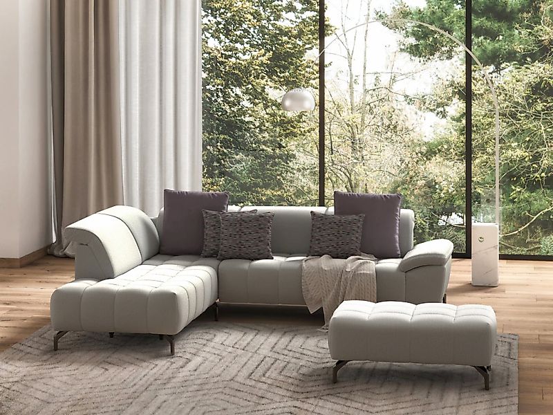 sit&more Ecksofa »Cool L-Form«, wahlweise mit Kopfteilverstellung und Vorzi günstig online kaufen