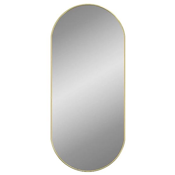 vidaXL Wandspiegel Golden 100x45 cm Oval 348201 günstig online kaufen