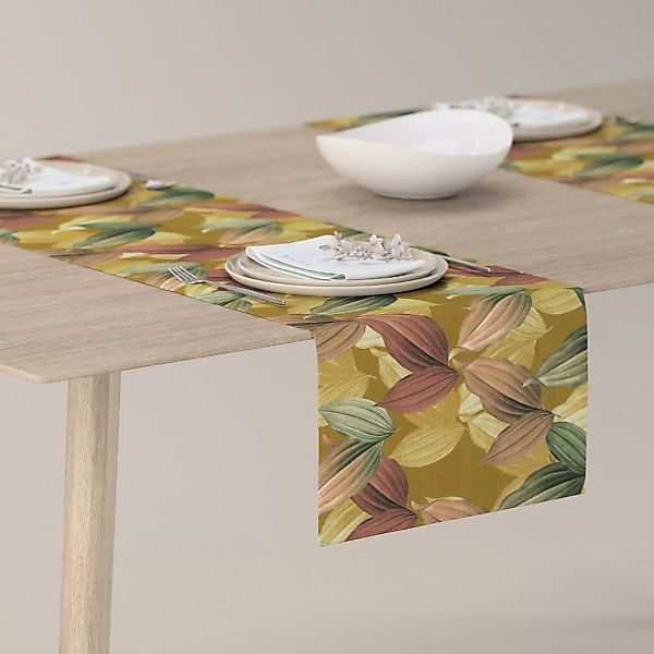 Tischläufer, senfgelb, 40 x 130 cm, Abigail (143-22) günstig online kaufen