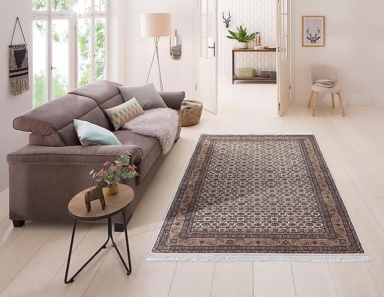 OTTO home Orientteppich "Kiara" rechteckig 12 mm Höhe handgeknüpft, reine W günstig online kaufen