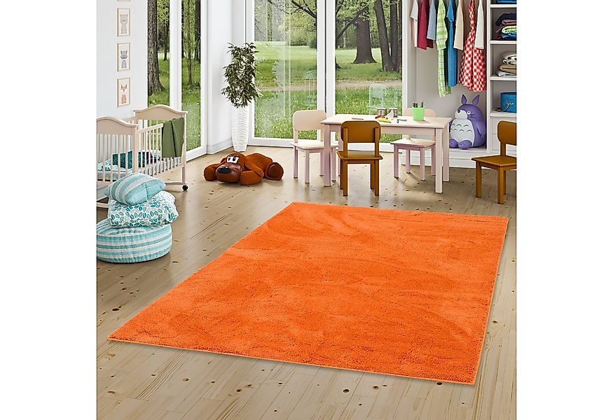 Pergamon Kinderteppich Kinderteppich Super Soft Hochflor Silky Kids, Rechte günstig online kaufen