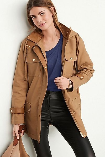 Next Parka Utility-Jacke mit Borgfutter (1-St) günstig online kaufen