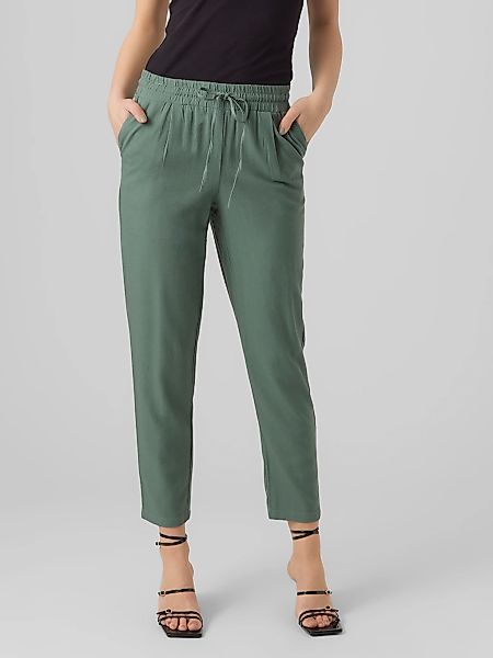 Vero Moda Schlupfhose "VMJESMILO MW ANKLE PANTS WVN NOOS" mit Leinen, elast günstig online kaufen
