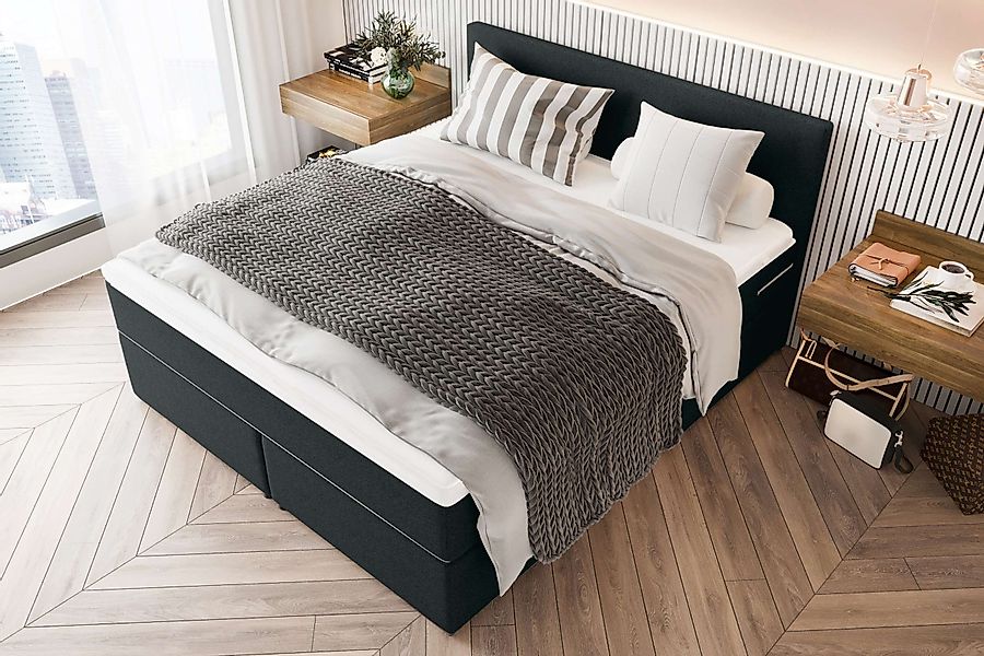 99rooms Boxspringbett Phönix (Schlafzimmerbett, Bett), mit günstig online kaufen