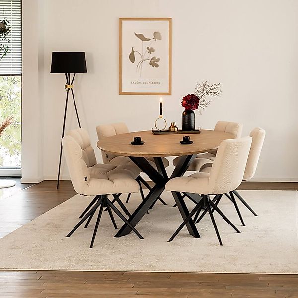 HOME DELUXE Esstisch Oval AVENTIS inkl. günstig online kaufen