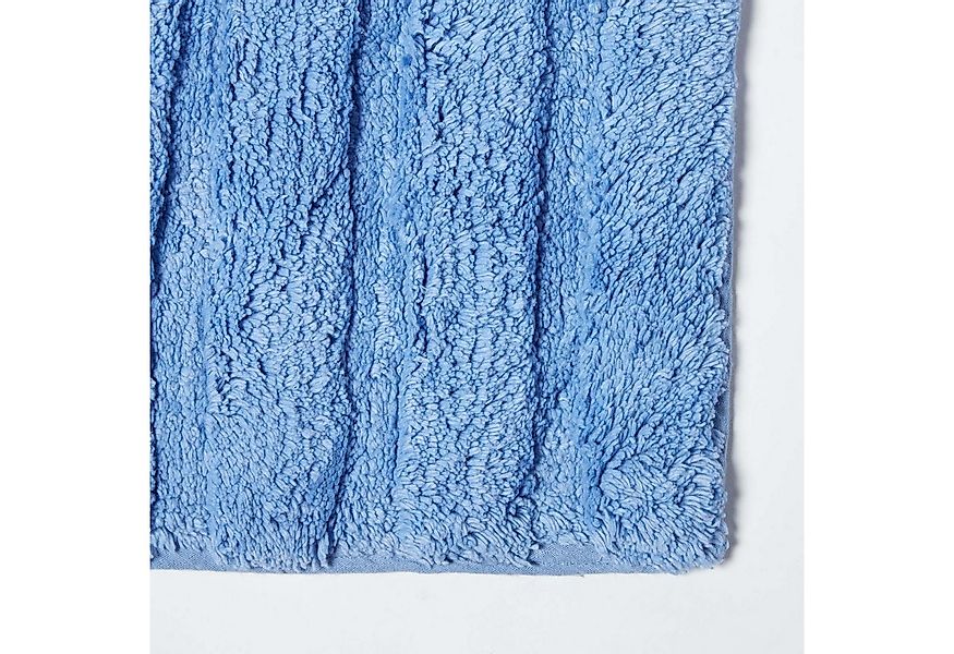 Homescapes Badematte Badematte Spa Supreme Blau, Höhe 30 mm, Badematte - 50 günstig online kaufen