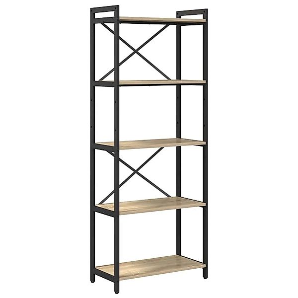 vidaXL Bücherregal Sonoma-Eiche 60 x 30 x 155 cm Holzwerkstoff 868384 günstig online kaufen