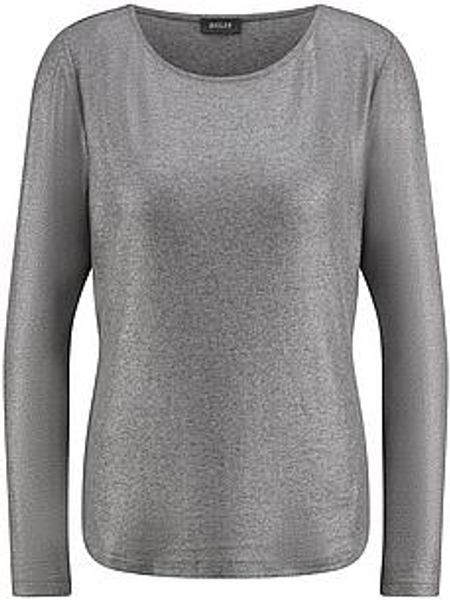 Rippenshirt U-Boot-Ausschnitt BASLER grau günstig online kaufen