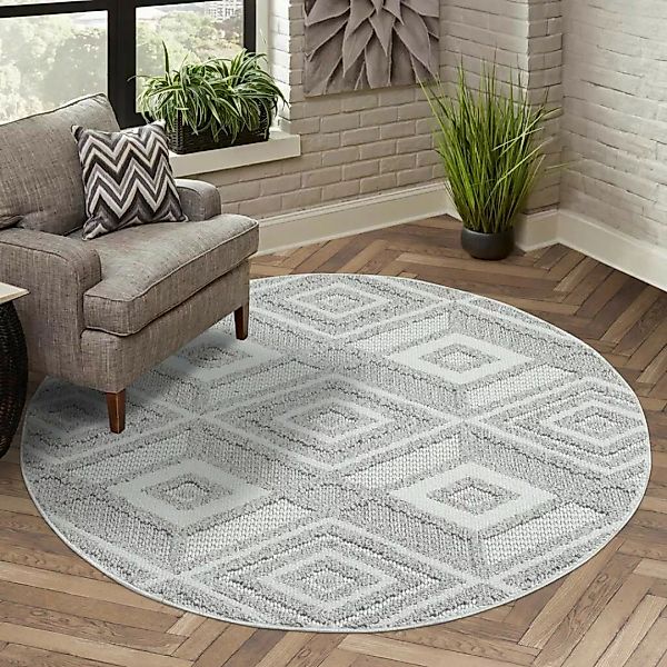 Carpet City Teppich »LINDO 8875«, rund günstig online kaufen