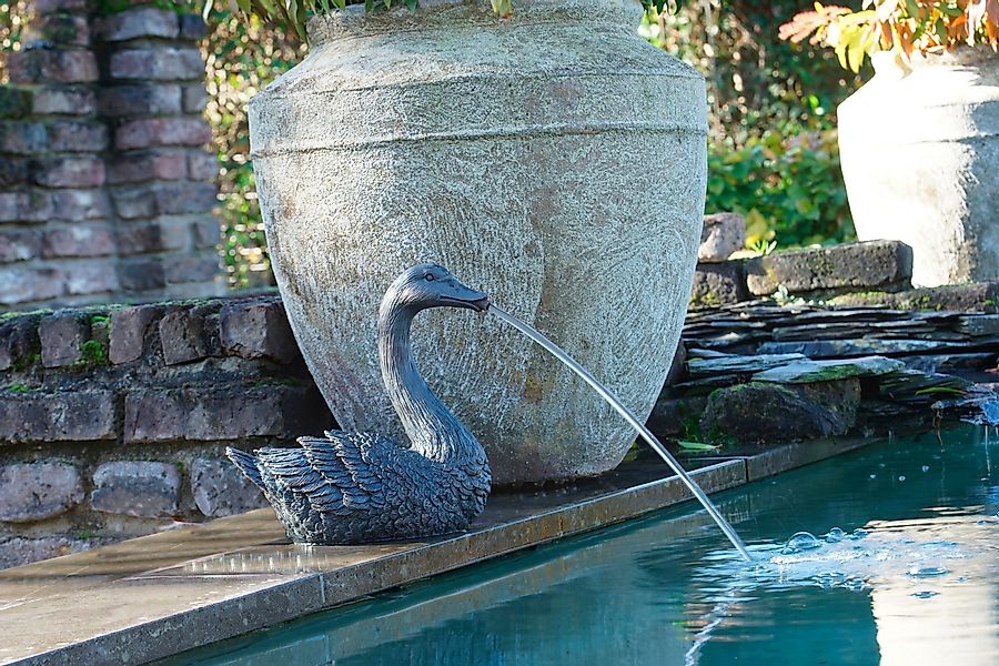 Ubbink Wasserspeier Schwan, BxLxH: 14x27x27 cm günstig online kaufen