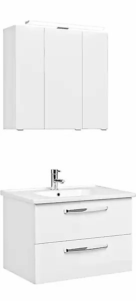 Saphir Badmöbel-Set »Trentino 2-teilig Keramik-Waschtisch, Spiegelschrank m günstig online kaufen