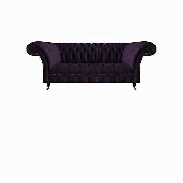 JVmoebel Chesterfield-Sofa Luxus Designer Lila Garnitur Einrichtung Dreisit günstig online kaufen