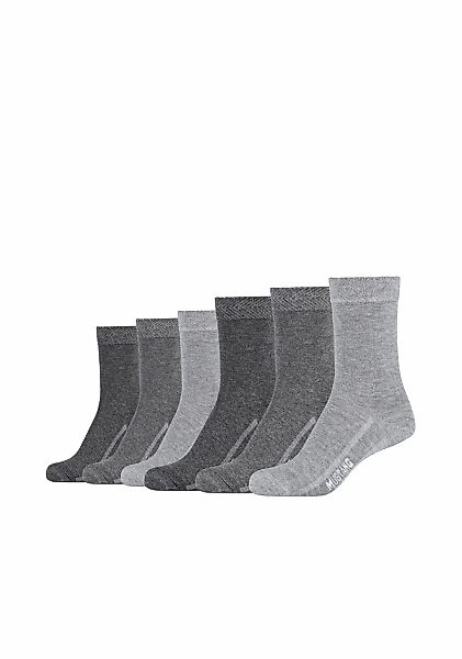 MUSTANG Socken 6 Stk. tlg. mit verstärktem Fersen- und Zehenbereich günstig online kaufen