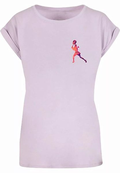 Merchcode T-Shirt Merchcode Damen Ladies Tennis Woman Silhouette - T-Shirt günstig online kaufen