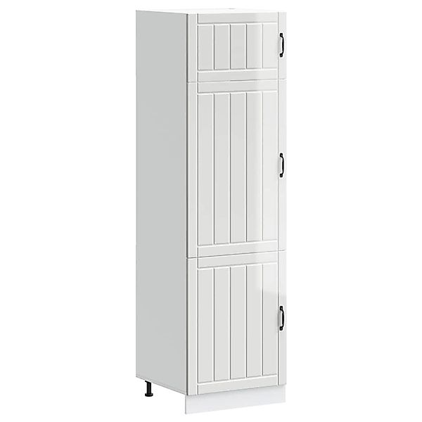 vidaXL Küchenschrank Lucca Hochglanz-Weiß Holzwerkstoff 853869 günstig online kaufen