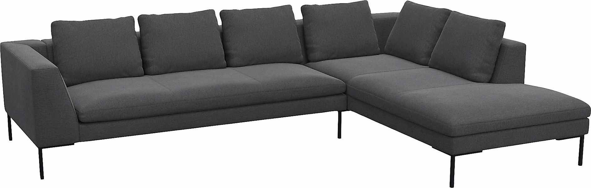 FLEXLUX Ecksofa "Loano, superbequemer Sitzkomfort durch Kaltschaum im Sitz, günstig online kaufen