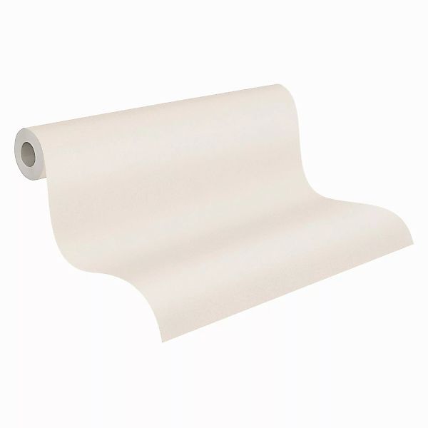 Bricoflor Einfarbige Vliestapete Beige Creme Landhaus Tapete Uni Ideal für günstig online kaufen