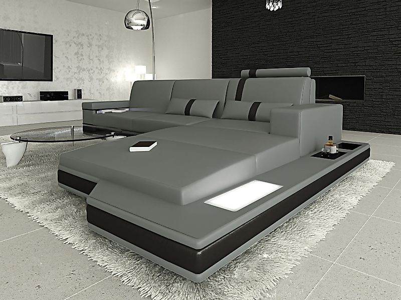 Sofa Dreams Ecksofa Ledercouch Leder Sofa günstig online kaufen