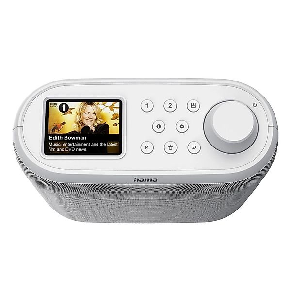 Hama Digitalradio DIR400 DAB+/Internetradio/Bluetooth RX/App Wecker Weiß günstig online kaufen