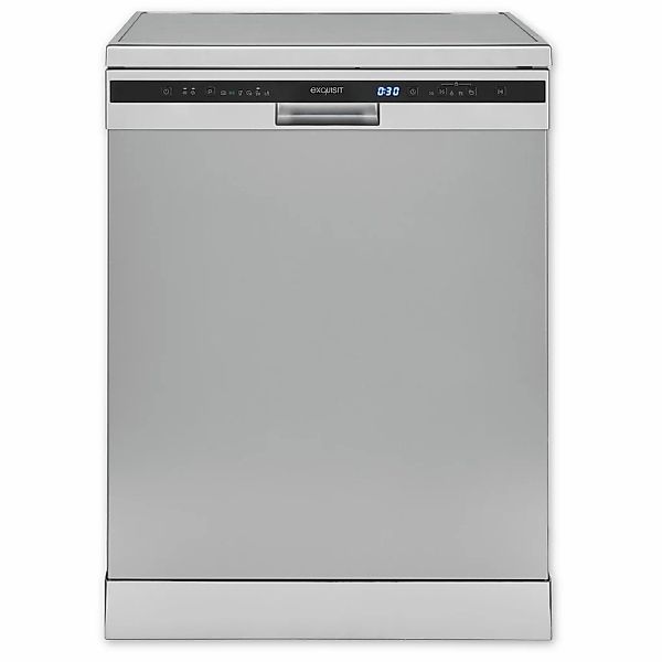 exquisit Standgeschirrspüler 6314 "GSP6314-030C silber" 10,2 l 14 tlg. Maßg günstig online kaufen