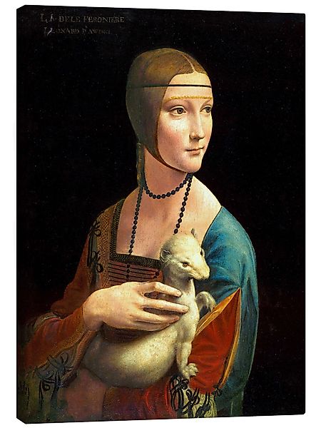 Posterlounge Poster Leonardo da Vinci, Dame günstig online kaufen