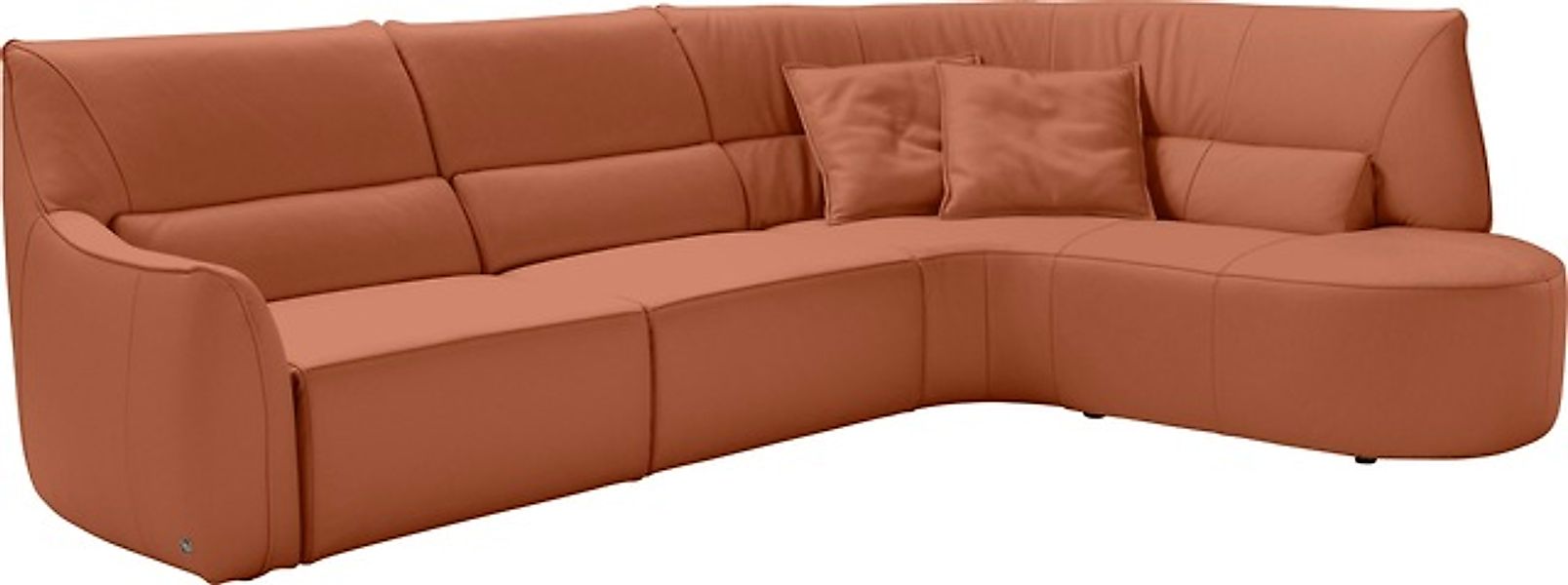 Egoitaliano Ecksofa »Puffy, extravagant & edel, Retro Designsofa, hoher Sit günstig online kaufen
