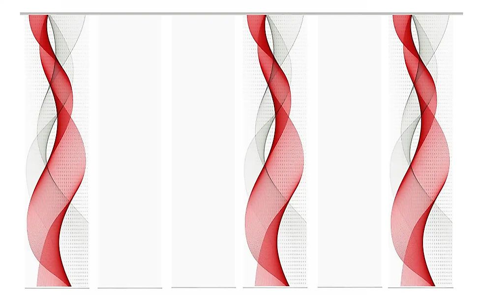 HOME Wohnideen Schiebevorhang   ¦ rot ¦ Maße (cm): B: 60 Gardinen & Rollos günstig online kaufen