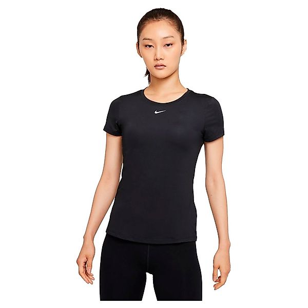 Nike Dri Fit One Fit Kurzarm T-shirt XS Black / White günstig online kaufen