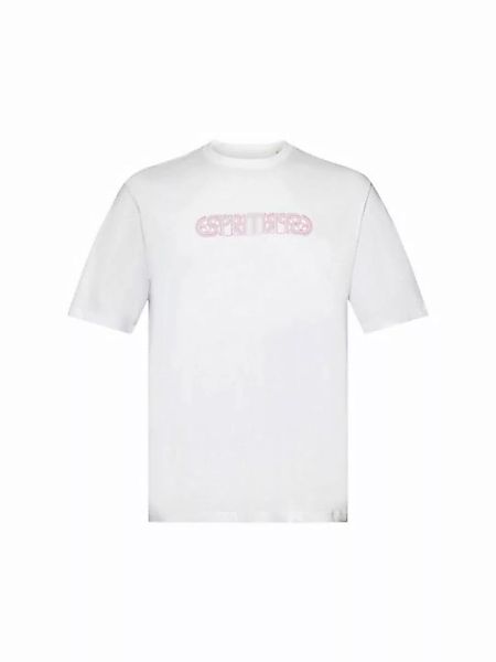 edc by Esprit T-Shirt T-Shirt mit Logo-Print in lockerer Passform (1-tlg) günstig online kaufen