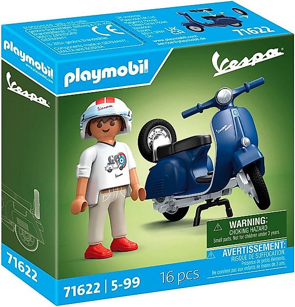 Playmobil® 1969 Vespa 150 Sprint Veloce, Blau (71622), Vespa Konstruktions- günstig online kaufen