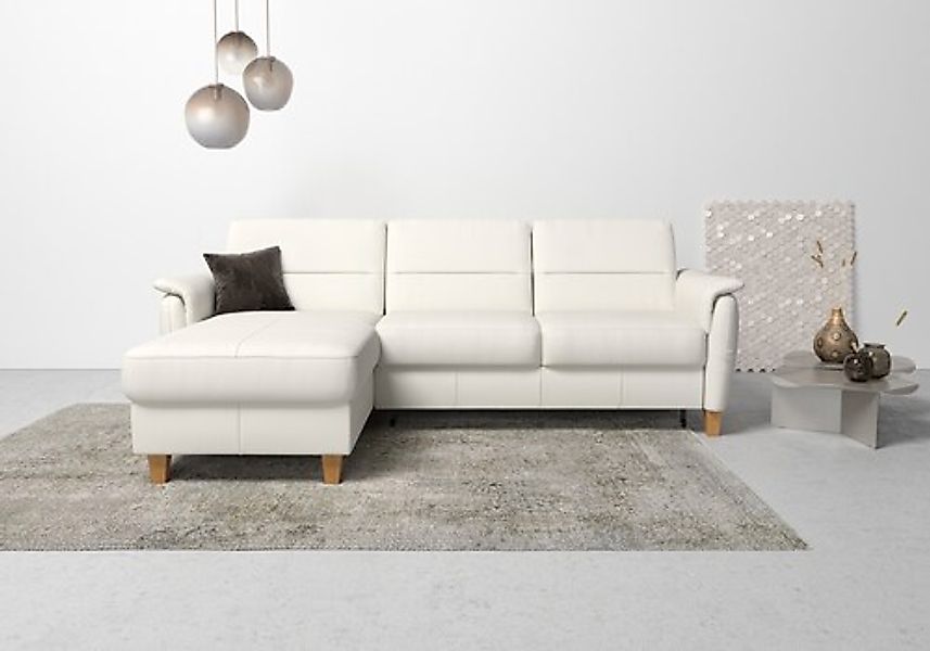 Home affaire Ecksofa »Palmera L-Form, B: 244 cm« optional Bettfunktion & Be günstig online kaufen