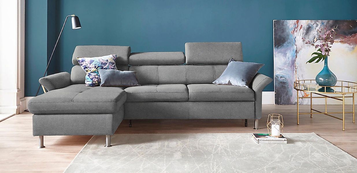 exxpo - sofa fashion Ecksofa "Maretto, bequem & komfortabel, bodenfrei, Bre günstig online kaufen