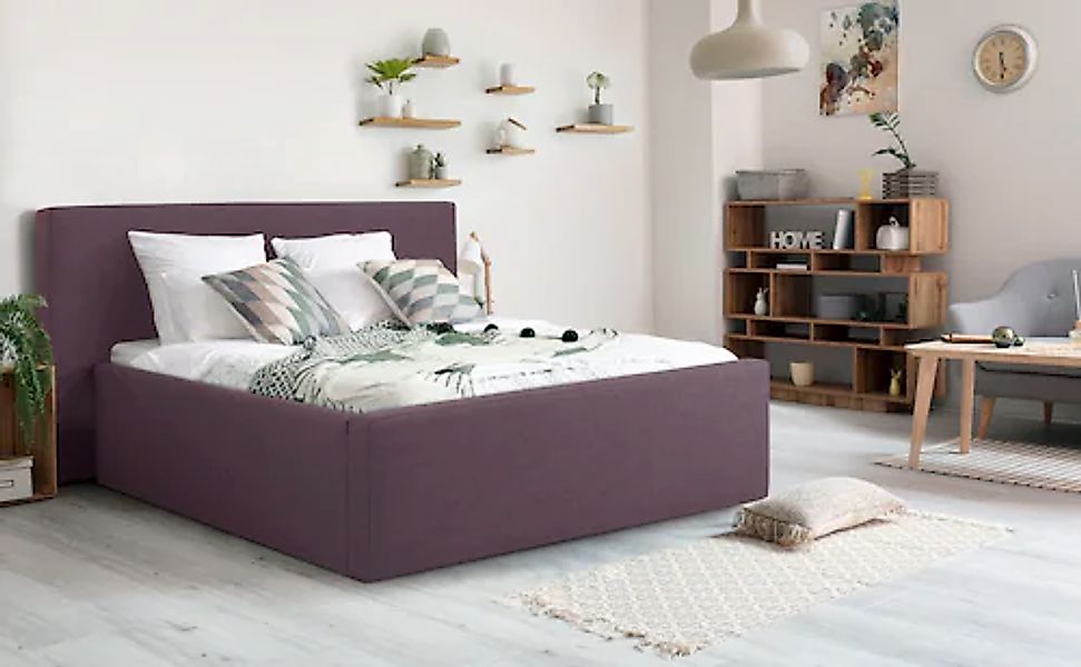 INOSIGN Polsterbett "Dalina" geradliniges Kopfteil, in 5 Breiten, auch in 2 günstig online kaufen