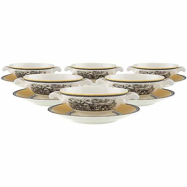 Villeroy & Boch Tasse »Suppentassen mit Untertassen Audun Ferme 400 ml 6er günstig online kaufen