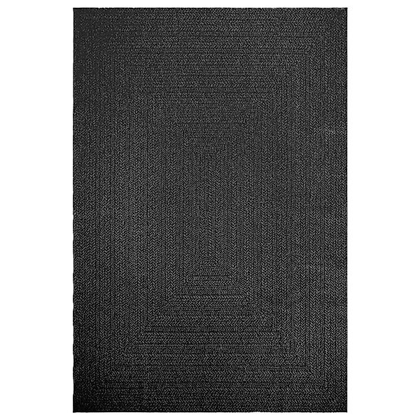 vidaXL Teppich Zizur Anthrazit 200x290cm Juteoptik Indoor Und Outdoor 22326 günstig online kaufen