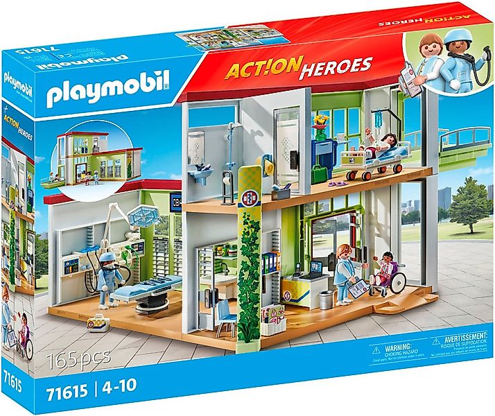 Playmobil® Modernes Krankenhaus (71615), Action Heroes Konstruktions-Spiels günstig online kaufen