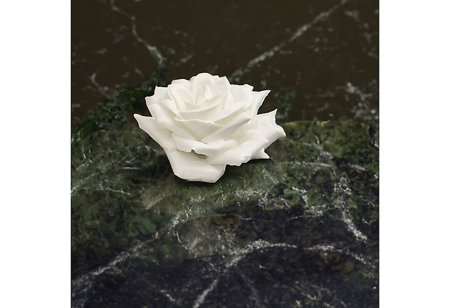 matches21 HOME & HOBBY Bastelnaturmaterial Große Wachs-Blüten Textil-Rosen günstig online kaufen