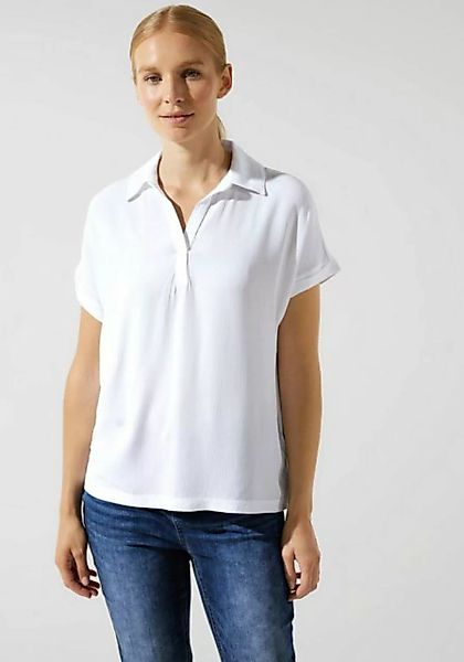 STREET ONE Poloshirt, aus softer Viskose günstig online kaufen