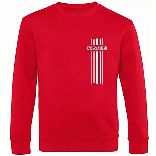 multifanshop Sweatshirt Kaiserslautern - Streifen - Pullover günstig online kaufen