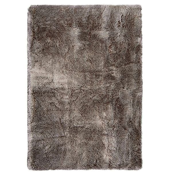 MeGusta Shaggy Hochflor Teppich Uni Modern Taupe Modacryl 160x230 cm Clara günstig online kaufen